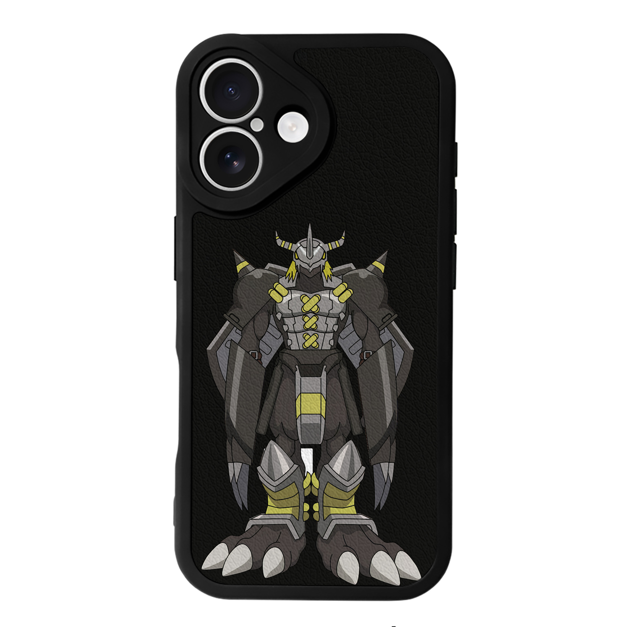 （画像用） Digimon デジタルモンスター/デジモン 【iPhone 16シリーズ対応】シリコンスマホケース（レザー調） 材質：シリコン